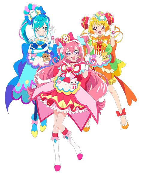 precure characters|delicious party precure characters.